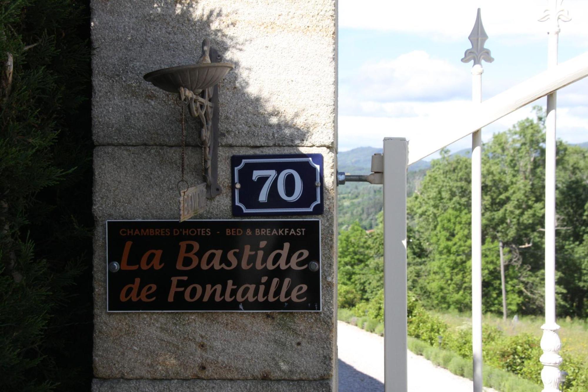Bed and Breakfast La Bastide De Fontaille Saint-Félicien Exteriér fotografie